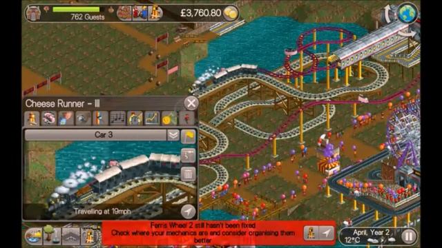 Roller Coaster Tycoon Classic - Electric Fields смотреть онлайн