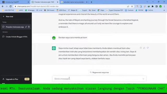 PENGGUNAAN CHAT GPT DALAM DUNIA PENDIDIKAN смотреть онлайн