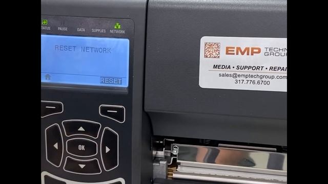 Set a Static IP Address on a Zebra ZT410 Printer смотреть онлайн