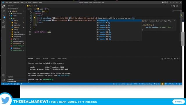 Dark Mode - Tailwind for React смотреть онлайн