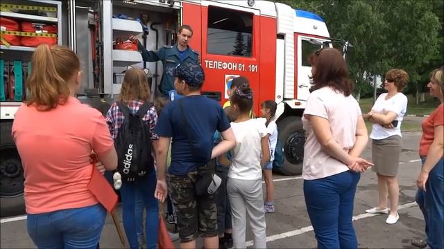 Экскурсия в пожарную часть смотреть онлайн
