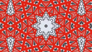 Русский народный орнамент. Мезенская роспись. Бесплатный футаж. Зацикленное видео. 12