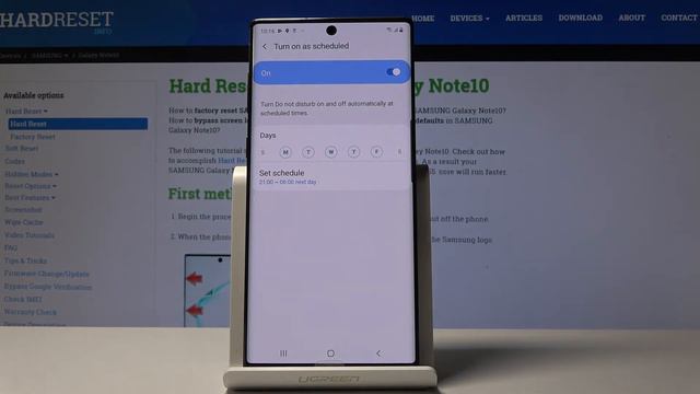 How to Activate Do Not Disturb Mode in SAMSUNG Galaxy Note 10 - Set Silent Mode смотреть онлайн