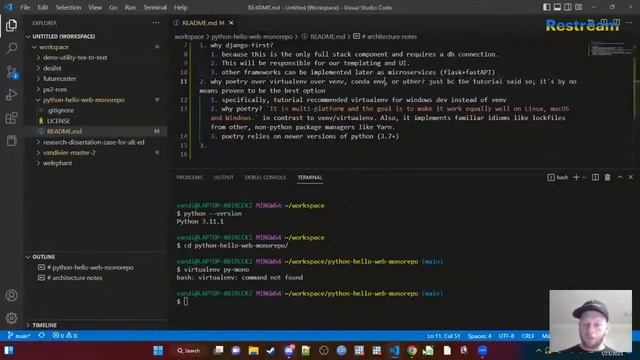 python monorepo #ladderly смотреть онлайн