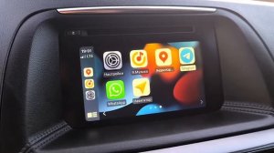 CarPlay и Android Auto в mazda  cx5 2016