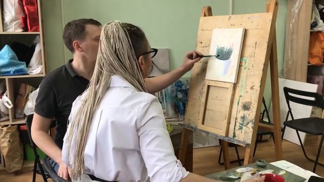 МОЙ ДЕБЮТ???Картина маслом или чем можно заменить медитацию ?+ КОНКУРС!!! смотреть онлайн