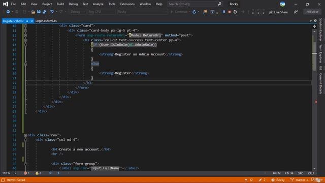 009 Меняем UI страницы регистрации Часть 1 смотреть онлайн