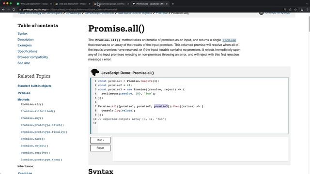 JavaScript Promise.all in an Apps Script Web App смотреть онлайн