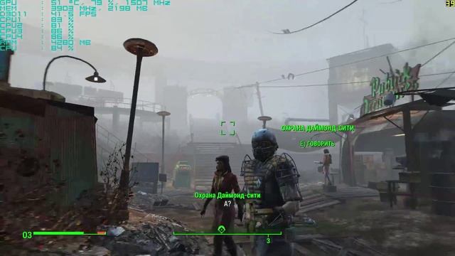 Fallout 4 Test №2 фпс в городе. GTX 960 4gb. AMD Phenom 2 x4 3.5Ghz смотреть онлайн