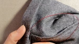 Как подшить брюки ручным потайным швом