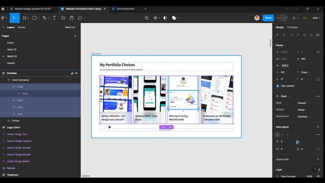 Hasil Tutorial Cara Mudah dan Cepat Membuat Responsive Design di Figma смотреть онлайн