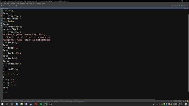 Python 3.6 Dersleri #55 | Booleanlar ile İşlemler смотреть онлайн