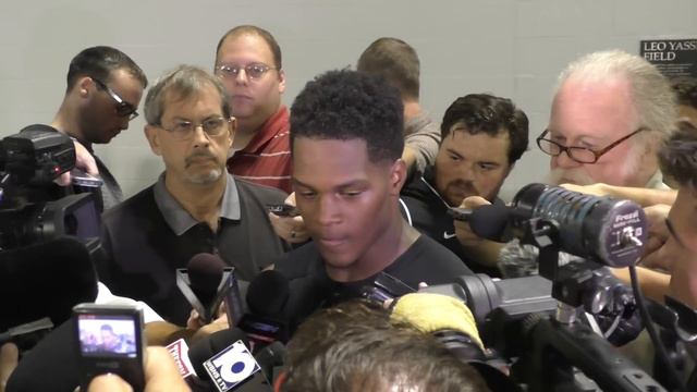 Raekwon McMillan following Wednesday's practice before Hawai'i - ELEVENWARRIORS.COM смотреть онлайн