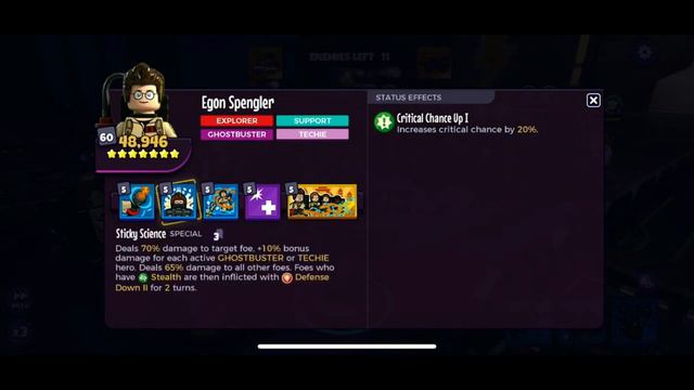 Lego Legacy Heroes Unboxed - 7 Star Ghostbusters Egon Gameplay смотреть онлайн
