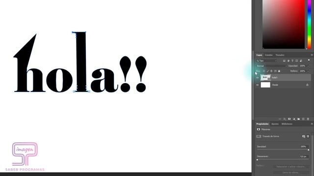 ? TRUCO para Transformar los TEXTOS en VECTORES en Photoshop ⏱ смотреть онлайн