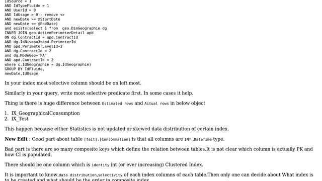 Databases: Operator used tempdb to spill data . The estimated row are less than real rows смотреть онлайн