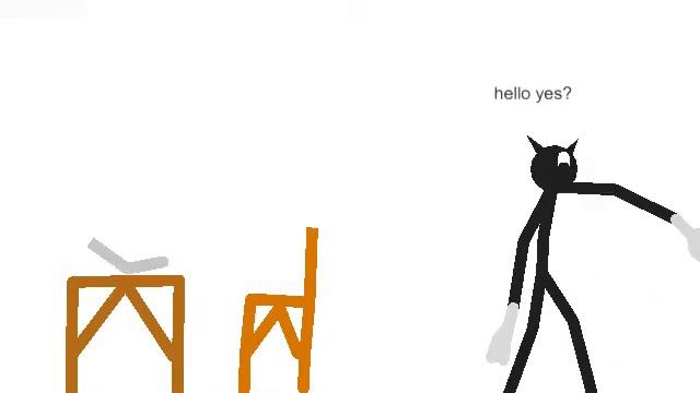 the cartoon cat is scared siren head (stick nodes pro) смотреть онлайн