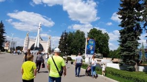 Влог/Едем на ВДНХ/Кругом красота/Фонтаны/Павильон Космос/Как тут сейчас