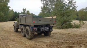 Урал без и с межосевой блокировкой!