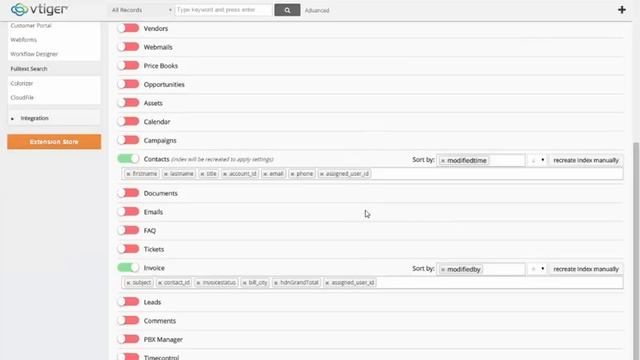 VtigerCRM Fulltext Search смотреть онлайн