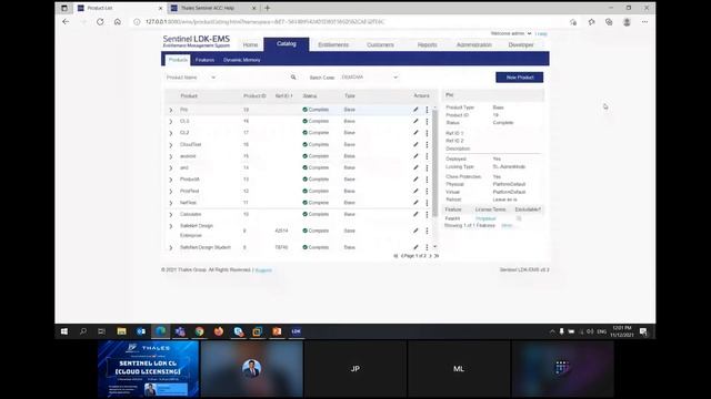 Sentinel LDK CL (Cloud Licensing) смотреть онлайн