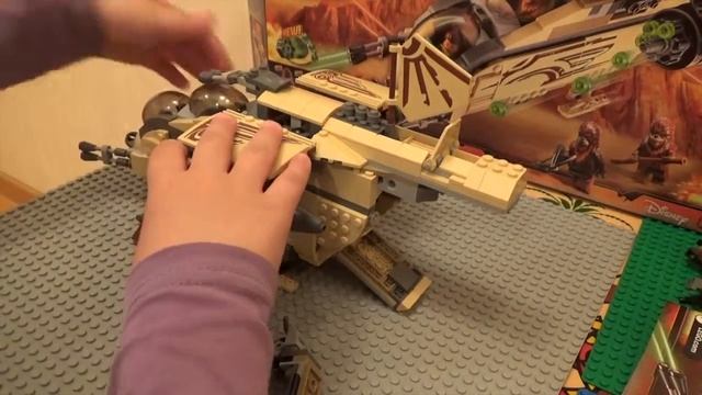 Lego Star Wars 75084 Боевой корабль Вуки - Wookiee Gunship смотреть онлайн