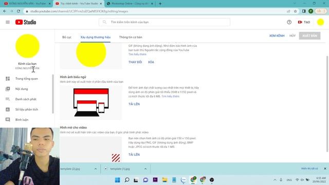 Lần đầu đến với kênh youtube của mình và cách làm ảnh bìa cho kênh mình cực đẹp смотреть онлайн