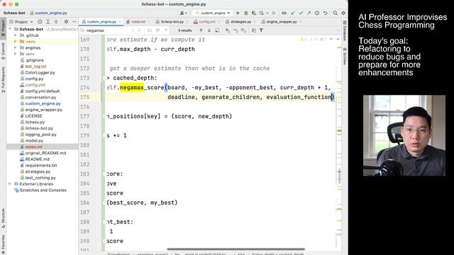 Refactoring & Trying to Spell Quiescence Search | AI Professor Improvises Some Chess Programming #8 смотреть онлайн