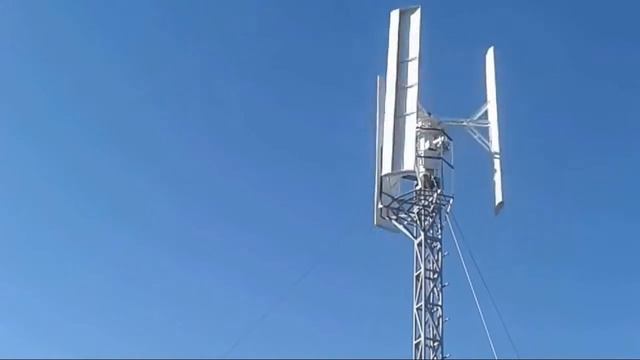 Ветровая электростанция с вертикальной турбиной смотреть онлайн