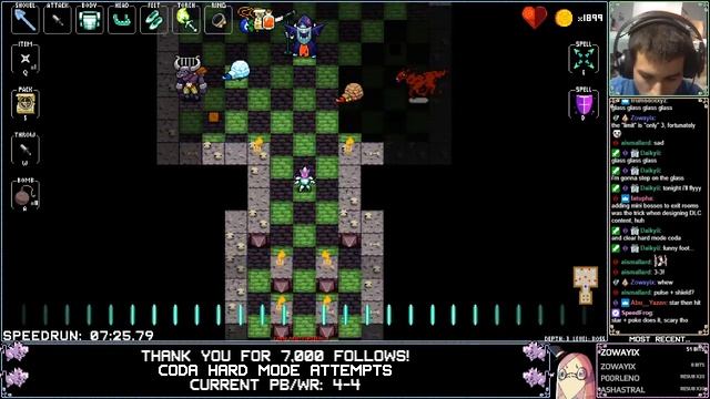 Crypt of the NecroDancer - Coda Hard Mode World First Clear! (14:10.98) смотреть онлайн