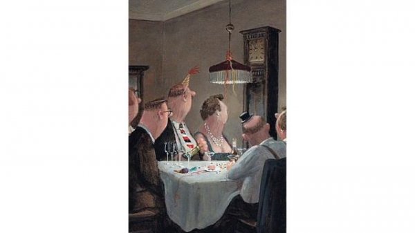 Художник - карикатурист Gerhard Gluck