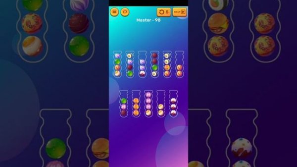 Ball Sort Puzzle || Master level 98/100