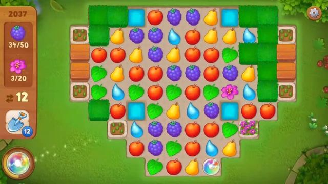 GARDENSCAPES Gameplay - Level 2037 (iOS, Android) смотреть онлайн