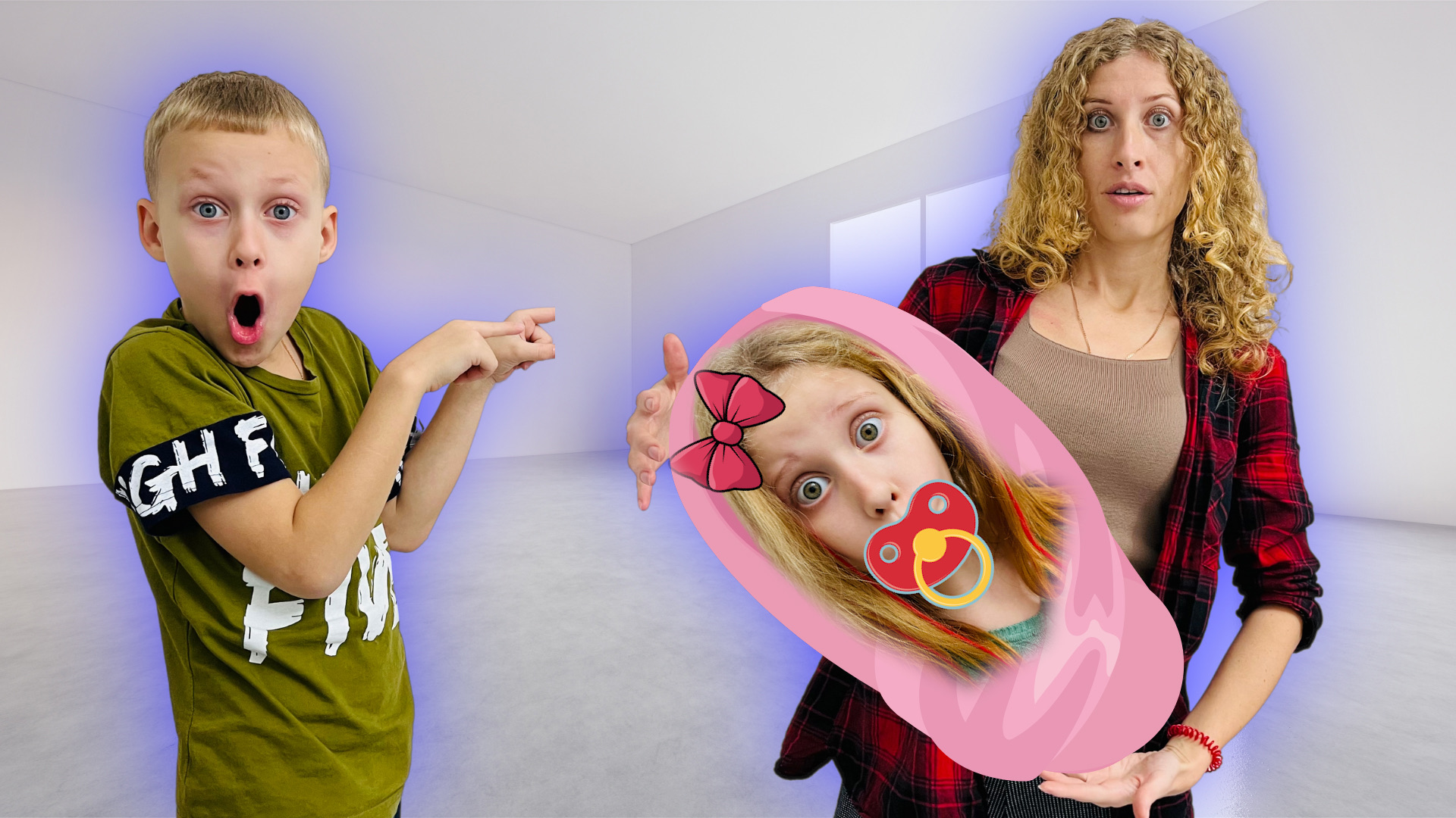 ПОЛИНА СТАЛА РЕБЕНКОМ на 24 часа КАК ВЛАД А4 ! смотреть онлайн