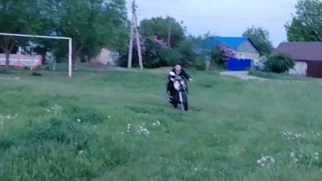 Покатушки! На Stels delta 200. С другом. смотреть онлайн