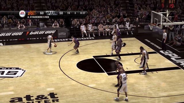NBA Live 08 Xbox 360 Gameplay - Phoenix Suns vs San Antonio Spurs смотреть онлайн