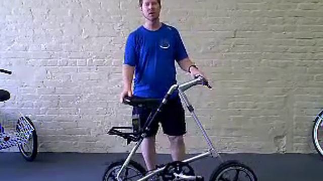 Strida LT Folding Bike: How to fold & unfold смотреть онлайн