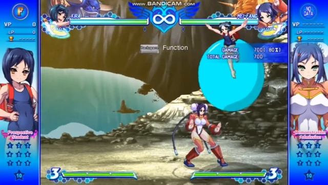Arcana Heart 3 Love Max!!! Daidohji Kira Combos смотреть онлайн