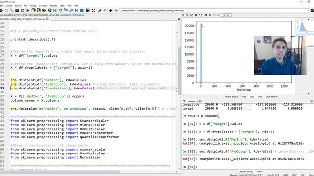 Tutorial 66b - Applying various normalization methods in python смотреть онлайн