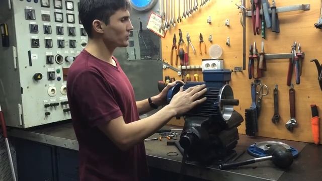 Разборка и сборка электродвигателя часть 1 смотреть онлайн