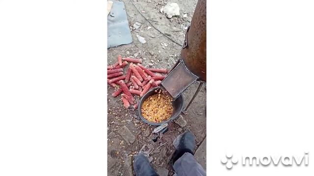 Самодельная лущилка, теребилка для кукурузы! смотреть онлайн