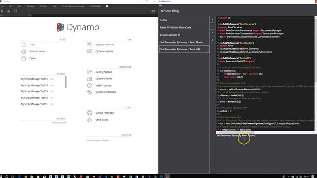 Dynamo Python Code Locker ViewExtension смотреть онлайн