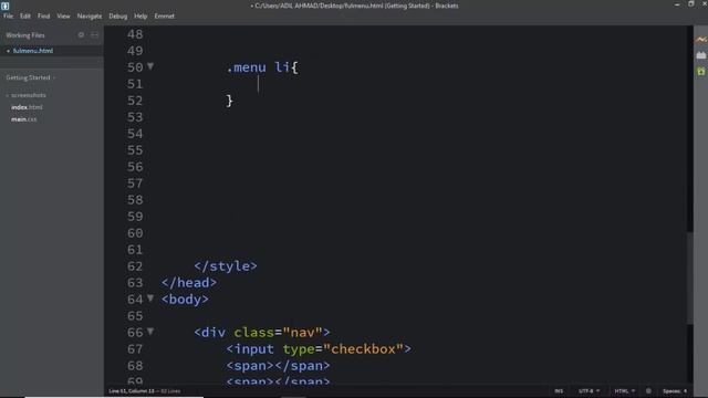 Full hamburger menu expanding with menu items using html and css 3 смотреть онлайн