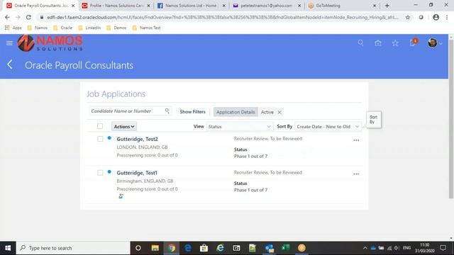 Oracle Recruitment Cloud - Namos Webinar смотреть онлайн