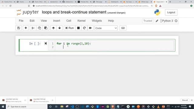 5.5 Python Fundamentals.Loops and break/continue statements смотреть онлайн