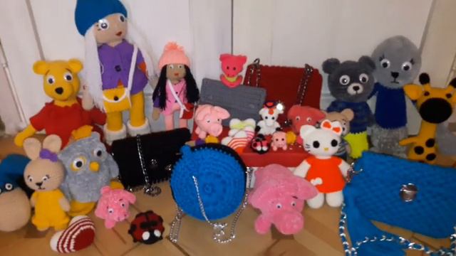 Вязаные игрушки,сумки,брелки смотреть онлайн