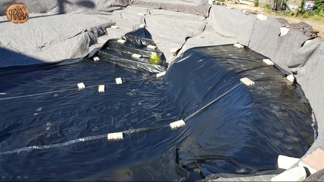 ПРУД своими руками | ЭТАПЫ строительства пруда | Пруд возле дома смотреть онлайн