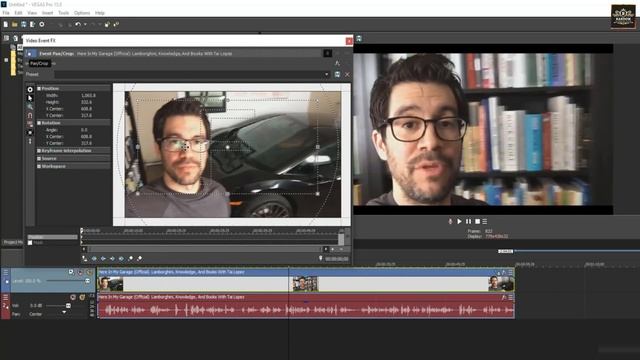 Use Of Event PanCrop Tool to Add Cool Effect in Video | VEGAS Pro Tutorial | #vegaspro смотреть онлайн
