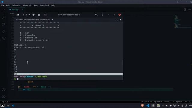 4 Formas de resolver la sucesión fibonacci en python смотреть онлайн