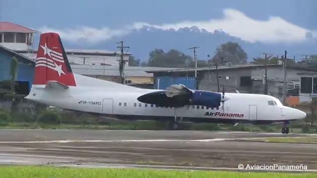 Air Panama Fokker F-50 - Cloudy Take-Off смотреть онлайн